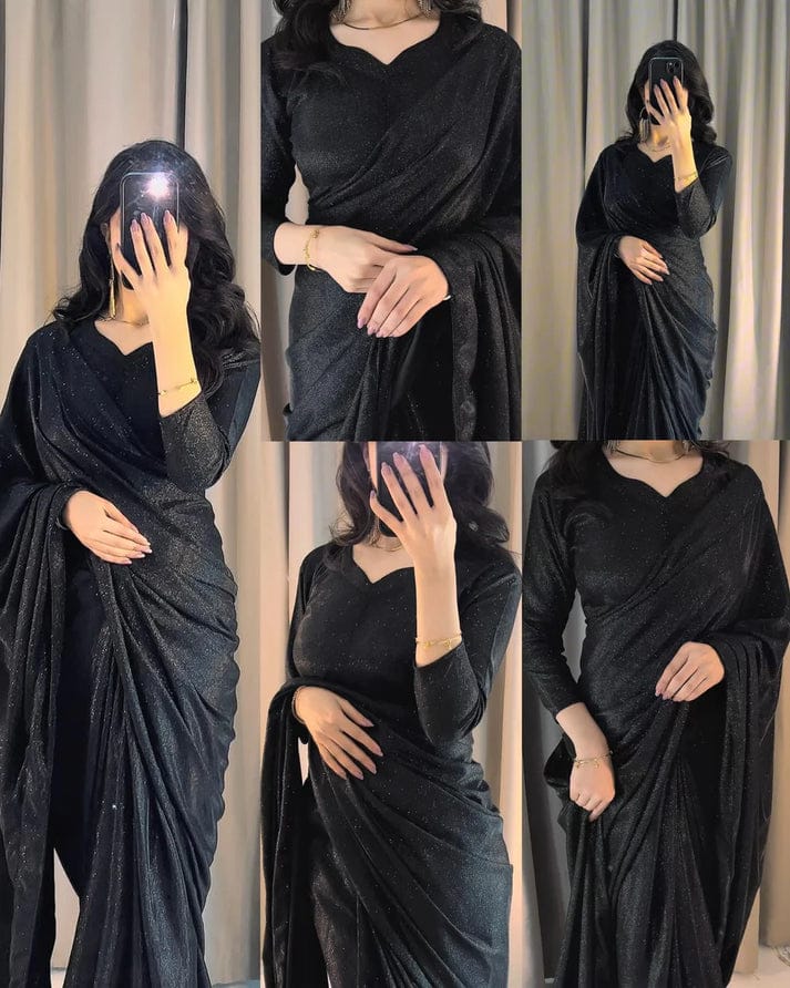 shimmer saree