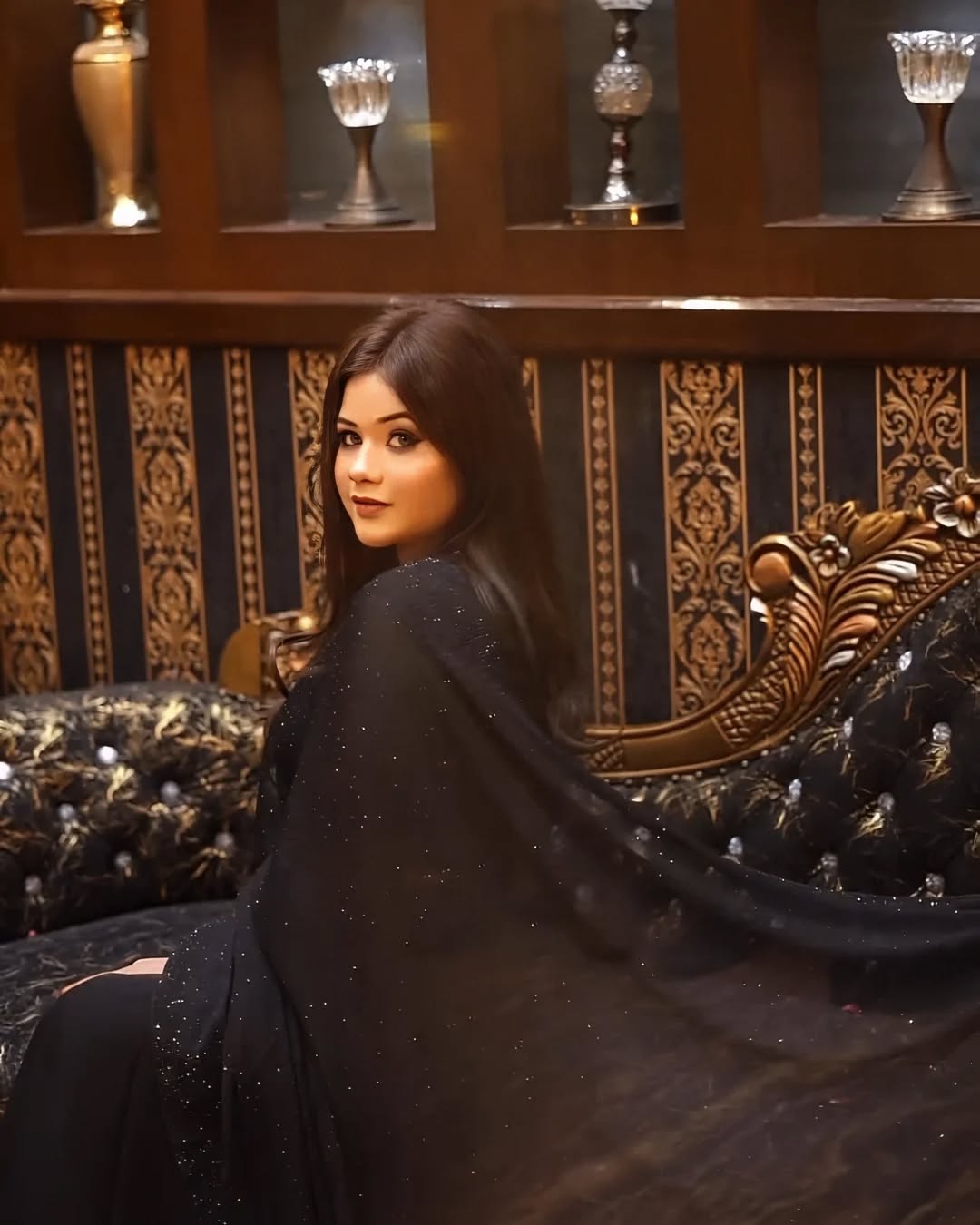 black stone saree