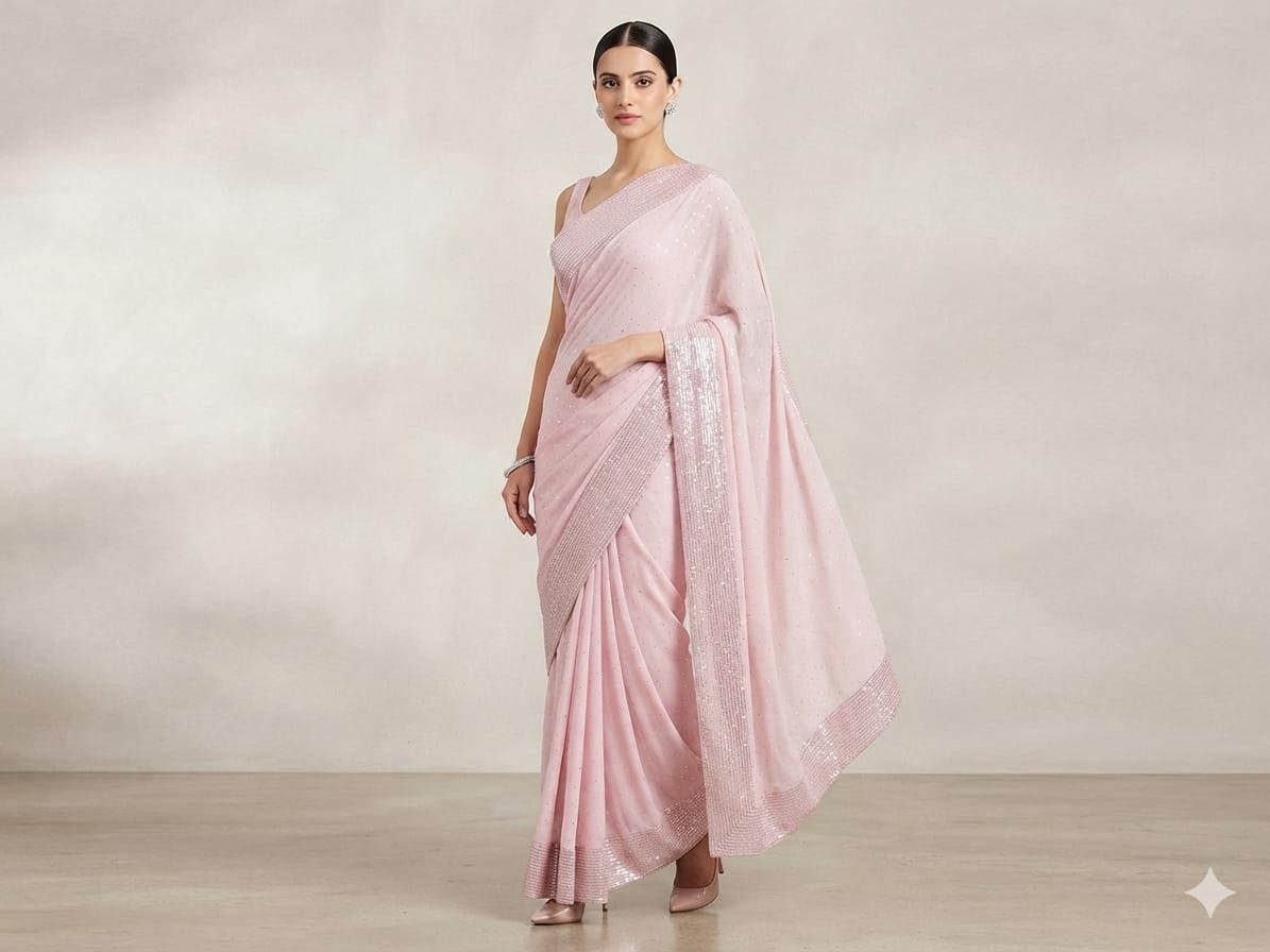 Heritage Glow Lava Silk Saree