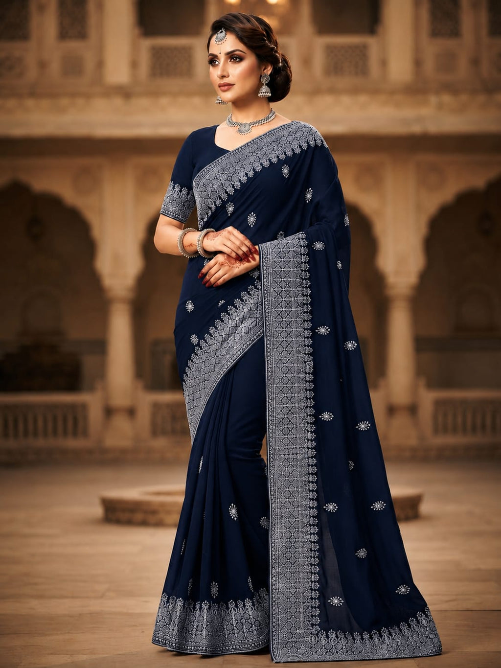 Noor-e-Zari Designer Saree