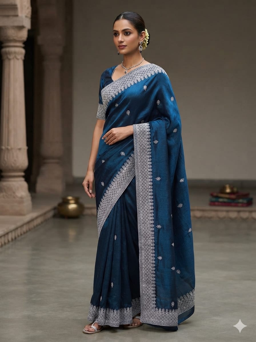 Noor-e-Zari Designer Saree